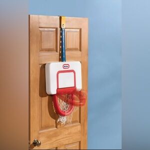 Little Tikes Red & White Kids Indoor Basketball Hoop